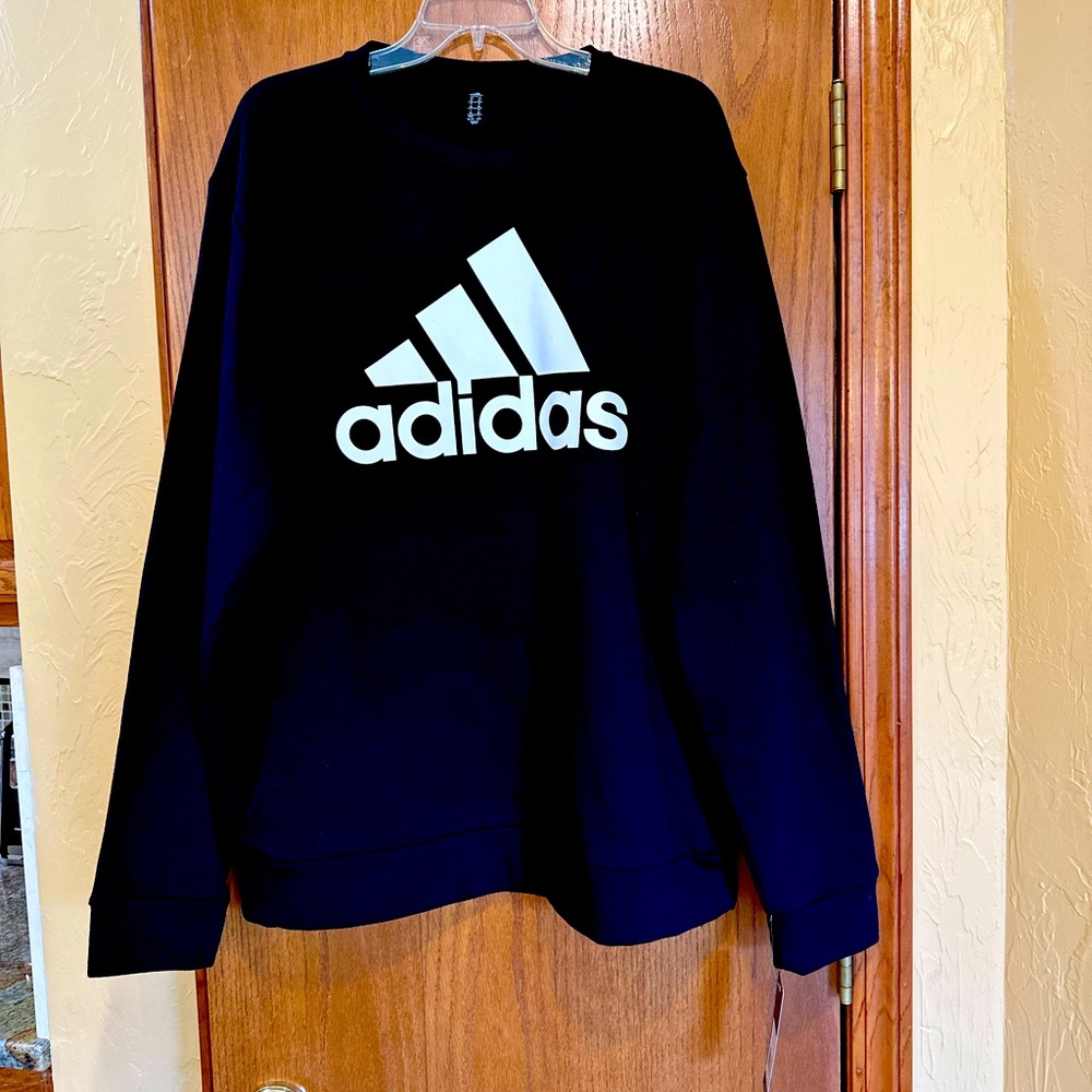 Adidas Men’s XL Black long sleeve Sweatshirt. Adidas Golf. NWT